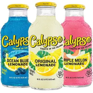Calypso limun dibuat dengan buah asli dan rasa alami 8 macam rasa