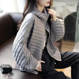 Femmes nouveau léger automne/hiver veste mode à capuche lâche Parker vers le bas coton manteau XL taille Long tissu - Product Image 5