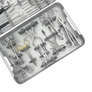 Kit de Cirugía de fractura de animales pequeños, placas de bloqueo ortopédicas, instrumentos en acero inoxidable alemán de alta calidad - Product Image 4