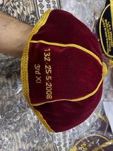 Meilleures casquettes Rugby Traditional Honours, casquette Baggy Cricket avec tresse et pompon en argent - Product Image 6