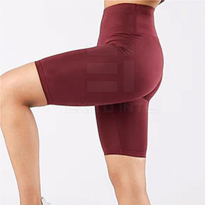 2026 New Designer Women Mid Waist <b>Compression</b> Soft Scrunch Booty Back Seamless Solid Slim Yoga <b>Shorts</b> Quick Dry Windproof Custom - Product Image 4
