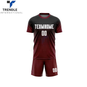 Camisetas y Pantalones Cortos Deportivos de Fútbol para Hombre y Mujer, 100% Poliéster, con Nombre de Equipo Personalizado por Transferencia de Calor, para Entrenamiento Profesional - Product Image 2