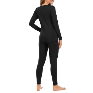 Prix de Gros Sous-Vêtement Thermique pour Femme sans Couture Respirant Écologique Ensemble de Lingerie Chaude Hiver 2 Pièces Caleçon Long Chauffant - Product Image 2