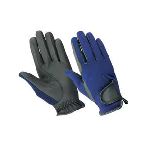 Gants en cuir de haute qualité avec logo personnalisé Mitaines Meilleur prix OEM ODM Vente en gros Sports de plein air Gants de cavalier équestre - Product Image 5