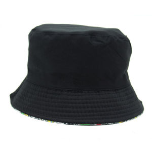 2025 Top Trending Printing Reversible Bucket Hat Alta calidad OEM Precio de fábrica Gorros al por mayor para pescadores 100% Acrílico - Product Image 4