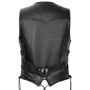 Chaleco de cuero de moto profesional para hombre, tela genuina de invierno disponible en todos los tamaños, diseño de colores, chaleco de cuero de moto - Product Image 4