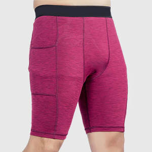 กางเกงขาสั้นรัดกล้ามเนื้อแห้งเร็วสำหรับใส่เล่นฟิตเนส - Product Image 4