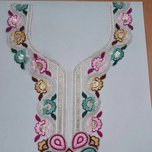 Cols de chemise en dentelle brodée personnalisée en coton et polyester pour hommes et femmes - Product Image 1