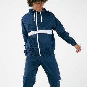 Ensemble court d'été pour hommes sur mesure coupe-vent en nylon et polyester avec fermeture éclair survêtement imprimé de grande taille survêtement pour hommes - Product Image 5