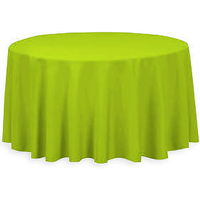 Hôtel rond et rectangle orange à carreaux 100% nappe en lin nappes à manger pour événement