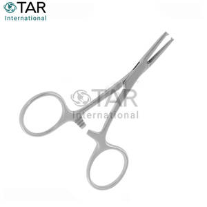 Micro Mosquito Hemostático Fórceps Recto 1x2 Dientes 10,0 cm Pinza quirúrgica Acero inoxidable Cirugía Sangre Instrumentos médicos - Product Image 2