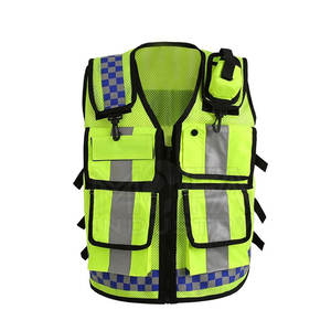 เสื้อกั๊กนิรภัยที่มองเห็นได้ชัดเจนมีแถบสะท้อนแสงสำหรับชุดทำงานสวมใส่สบายน้ำหนักเบา - Product Image 1