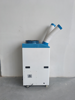 Climatiseur industriel 25000 BTU, refroidisseur d'air évaporatif portable à 3 tuyaux avec grand réservoir d'eau pour entrepôt, usine, atelier