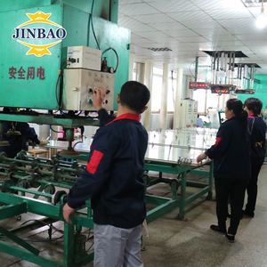 JINBAO grands autocollants muraux <span class=keywords><strong>miroir</strong></span> acrylique art 8x4 <span class=keywords><strong>pieds</strong></span> arc-en-ciel ondulé impression uv feuille acrylique grain de bois - Product Image 3