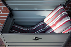 Boîte de rangement en métal d'extérieur, <span class=keywords><strong>coffre</strong></span> de rangement de <span class=keywords><strong>jardin</strong></span> durable et résistant aux intempéries pour les outils de <span class=keywords><strong>jardin</strong></span>, les équipements, les coussins, l'organisation - Product Image 6