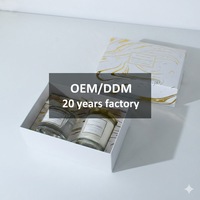 Marque Blanche de Luxe pour Coffret Cadeau Diffuseur à Bâtonnets et Bougie Parfumée à la Lavande en Verre pour Rafraîchissement d'Air Maison et Voiture