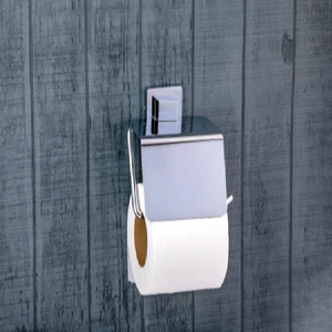 Moderno Portarrollos de Papel Higiénico Cuadrado LIVA de Acero Inoxidable, Acabado Plateado Brillante, Ecológico, Estilo Hogar y Hotel, Garantía de 2 Años, Directo - Product Image 2