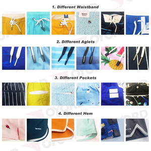 Shorts décontractés pour hommes en polyester/coton respirant, coupe ajustée, doux, extensible, non tissé, taille haute, pour le golf - Product Image 6