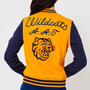 Veste Letterman de super qualité au design unique pour femmes Vestes Letterman à manches longues pour femmes - Product Image 2