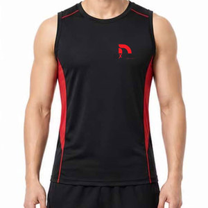 Venta al por mayor de fábrica: Camisetas sin mangas personalizables para entrenamiento casual, transpirables, de punto, de secado rápido y ecológicas. - Product Image 1