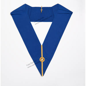 Collier maçonnique brodé personnalisé avec décoration en dentelle pour robes et uniformes d'occasions spéciales - Product Image 4