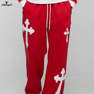 Chándal para Hombre de Corte Regular, 100% Algodón, Transpirable, Ecológico, Antiolor, con Impresión de Logotipo Personalizado, Color de Contraste, Sólido - Product Image 4