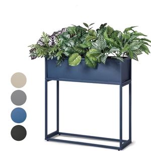 Caja de macetas de hierro con asa, maceta de buen diseño para decoración del hogar y la mesa con macetas de precio asequible de la India - Product Image 3