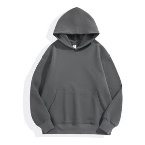 High Quality <b>Men's</b> Regular Fit Pullover Hoodie <b>Thick</b> <b>Fleece</b> French Terry Custom Heavyweight Winter Print Street Wear OEM Service - Product Image 4