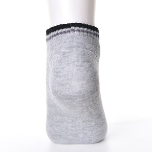 Calcetín tobillero azul tejido de algodón barato personalizado para hombres y mujeres estilo deportivo informal con logotipo para Primavera Verano otoño - Product Image 6