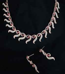 Ensemble de bijoux plaqué argent kundan traditionnel indien et ensemble de collier en cuivre pour femmes et filles accessoires indiens bijoux femmes - Product Image 2