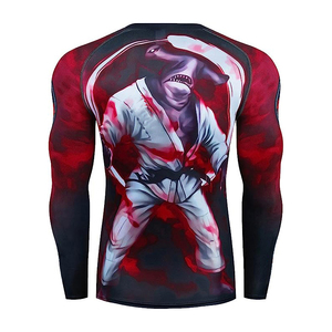 Buena calidad Fight Training Rash Guard Sublimación personalizada Hombres Rash Guard en precio razonable para hombres - Product Image 6