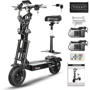 Nuevo Scooter Eléctrico FLJ X14 de 72V 10000W con Llantas Gruesas de 14 Pulgadas - Product Image 2