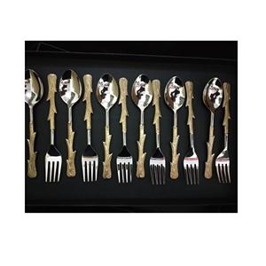 Ensemble de couverts en acier inoxydable et vadrouille au design moderne avec polissage brillant pour la maison à faible coût Ensembles de couverts en nacre pour hôtel - Product Image 2