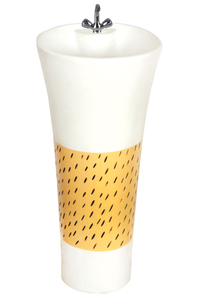 Lavabo de cerámica Lavabo Base completa Columna de suelo sanitario Serie Pedestal Fregadero - Product Image 2