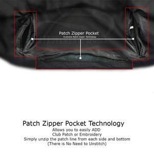 Vêtements de course sans manches Gilet de moto en cuir pour hommes Bonne qualité Gilet de moto en cuir pour hommes Offre Spéciale - Product Image 5