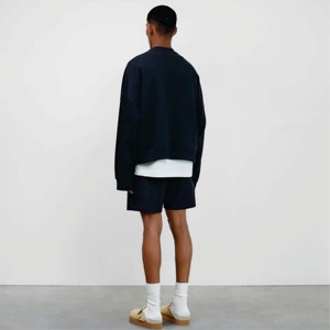 เสื้อสเวตเชิ้ตผู้ชายผ้าฝ้ายผสมขนแกะ ระบายอากาศได้ดี น้ำหนักเบา อุ่นสบาย เหมาะสำหรับออกกำลังกาย ท่องเที่ยว ใช้ในชีวิตประจำวัน ฤดูหนาว - Product Image 6