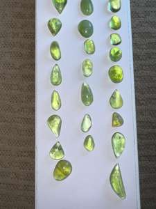 Pierre précieuse de péridot naturel, pierre en vrac pour la fabrication de bijoux, en provenance du Pakistan - Product Image 4