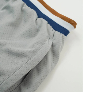 Pantalones Cortos Deportivos Personalizados de Doble Malla de Nailon y Spandex para Hombre, de Alta Calidad, al por Mayor, con Bolsillo con Cremallera - Product Image 6