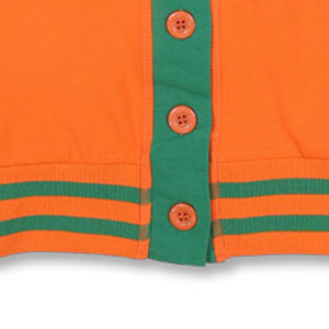 Suéter de punto con cuello en V de algodón 100% personalizado para Mujeres y Hombres estilo informal de invierno con botones de punto con logotipo delantero y trasero - Product Image 6