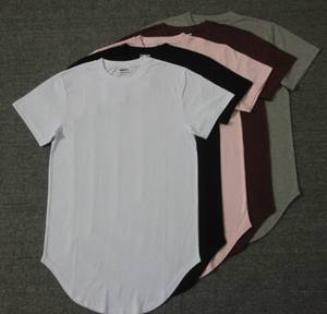 2025 New Slim Fit <b>Men's</b> <b>Longline</b> <b>T</b> <b>Shirts</b> 180 Grams Cotton Longer Drop Curved Hem Muscle Gym Casual Wear - Product Image 6