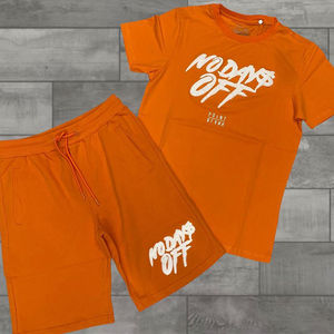 Nouveautés Ensemble short deux pièces vintage pour homme Veste coupe-vent 100% coton Survêtement en nylon à fermeture éclair imprimé brodé - Product Image 4