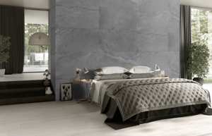 Azulejos de Cerámica Terrazo Modernos de 600x1200mm, Formato Grande, Aspecto de Piedra, Revestimiento Decorativo para Paredes Interiores, para Hoteles y Cafés - Product Image 3