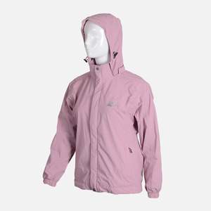 Tokma dames veste imperméable Soft Shell Polyester rempli coupe-vent coupe-vent Style décontracté et ample pour la saison de remise en forme d'automne - Product Image 2