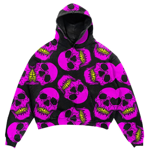 Durable StitchingWarm Custom Printed Embroidered Winter Streetwear Casual Pullover for Men and Women 100% Cotton Oversized Fit - Product Image 1