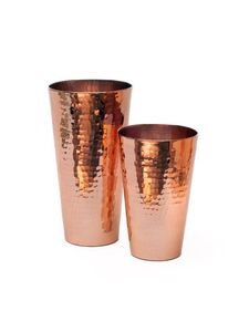 Elegant rustic finished copper glass for drinking <b>water</b> designed to enhance the charm of traditional <b>tableware</b> - Product Image 4