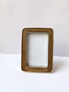 Haute qualité luxe Design bois résine et laiton cadre Photo pour la décoration intérieure artisanat à la main photo mur affichage décor par adresse artisanat - Product Image 2