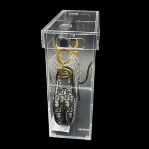 Elegant <b>Clear</b> Acrylic <b>Handbag</b> Storage Box Luxury Display Case for Fashion Bags - Product Image 4