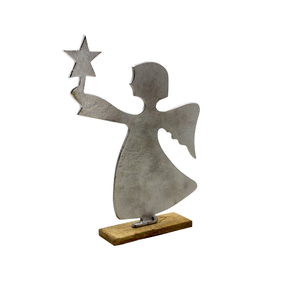 Mesa decoración navideña aluminio/madera X Mas árbol latón en bruto para vajilla de Navidad para decoración del hogar personalizada - Product Image 5