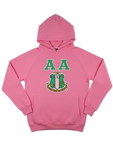 เสื้อฮู้ดดี้คุณภาพสูง AKA ของขวัญสำหรับชมรมนักศึกษา ปักโลโก้ด้วยไหมเชนิลล์  สไตล์มหาวิทยาลัย  เสื้อสเวตเชิ้ตปักตัวอักษรกรีกตามสั่ง - Product Image 2