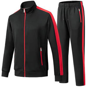 Chándales de lujo para hombre, sólidos, transpirables, de poliéster, deportivos, de fútbol, elásticos, unisex, ropa informal al por mayor para el invierno - Product Image 1